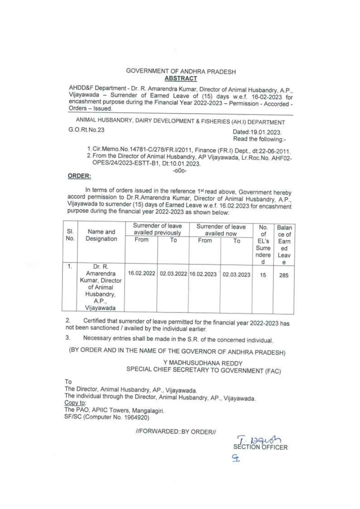 Andhra Pradesh Gazette, 2023-01-19, Weekly, Part PART I, Number 3 :  Government of Andhra Pradesh : Free Download, Borrow, and Streaming :  Internet Archive